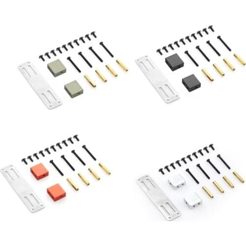 Metal Servo Fixed Mount Bracket Kit for WPL B14 B16 B36 C24 C34 1/16 RC Truck Car Upgrade Parts Accessories