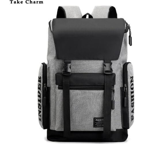 Youth British Backpack For Men Casual Laptop Bag Teenager School Bag Fashion Outdoor Waterproof Sport Travel Back Pack Male