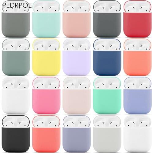 Soft Silicone Cases For Apple Airpods 1/2 Protective Case Bluetooth Wireless Earphone Cover For Apple airpods Charging Box Bags