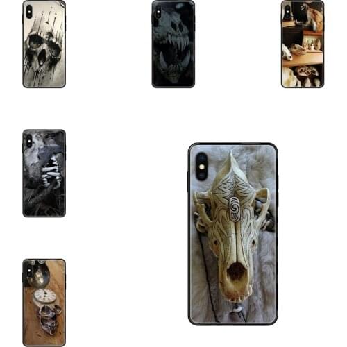 Gift For Huawei Honor 20 20i 20s 10 10i 6A 7A 7X 8C 8X 9 9A 9I 9X Lite Pro Wolf Eiffel Tower Skull Bone Cool Black Soft TPU