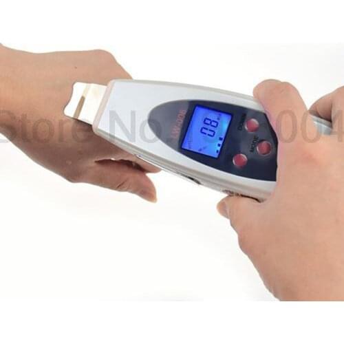LCD Portable Ultrasonic Skin Cleaner Face Cleaning Acne Removal Spa Facial Pores Clean Peeling Tone Lift Beauty Tool