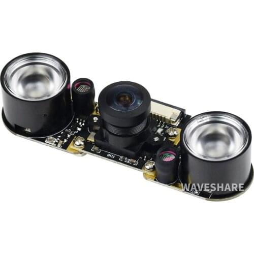 Raspberry Pi Camera (H) 5 megapixel OV5647 sensor Adjustable focus distance Supports Night Vision supports all Raspberry Pi