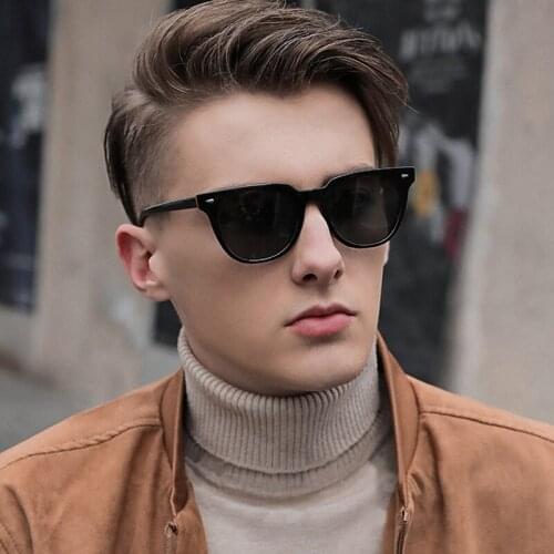 Daisyer New Fashion Mens Trendy TR Ultralight Driving Small Square Polarized Sunglasses Unisex