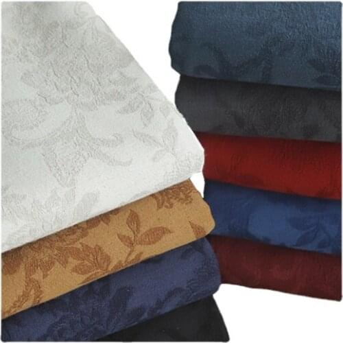 Width 51''Chinese Style thickened Jacquard Cotton Linen Fabric By The Half Yard For Padded Jacket Cheongsam Retro Hanfu Material