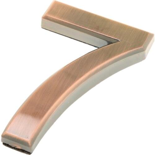 Vintage Retro Sticky Door Number Room Plate Address Office Home House Building Number 0 - 9 Hotel Sign