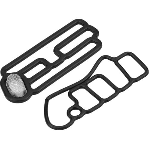 15815-R70-A01 15845-R70-A01 1 Pair Black Rubber Head Cylinder Solenoid Gasket VTEC Gasket anti-corrosion no easy crack for Honda