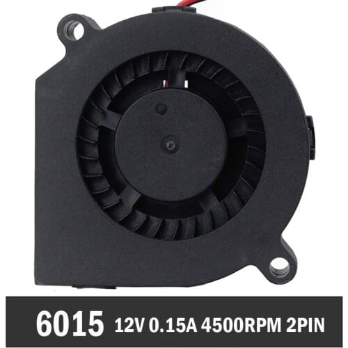 10 Pieces/lot Gdstime 60*60x15mm 6cm 60mm 12V 2Pin DC Brushless Cooling Fan Blower Cooling
