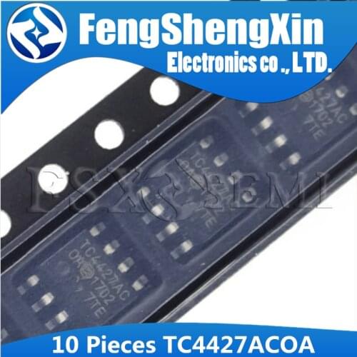 10PCS TC4427ACOA SOP-8 TC4427 SOP TC4427AEOA TC4427A MOSFET driver