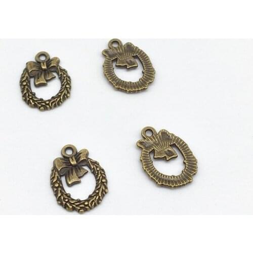 50 pcs fashion Christmas scarf charms 12x16mm scarf pendants fit DIY earring bracelet necklace Jewelry Making