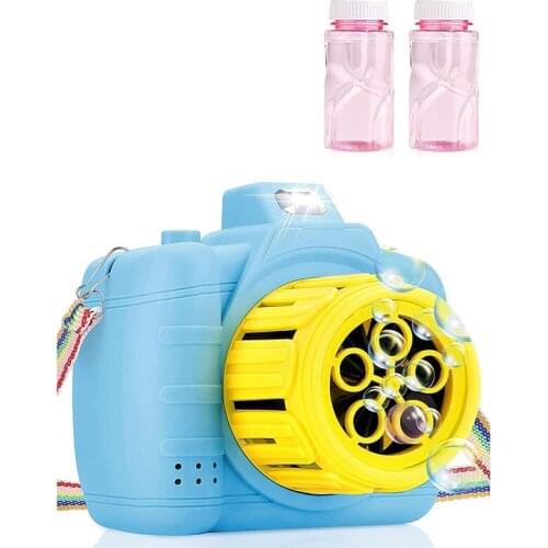 Automatic Bubble Machine for Toddlers ,Portable Bubble Camera Toy Gift for Boys Girls Outdoor Indoor Games