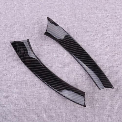 CITALL 1 Pair Carbon Fiber Style Interior Steering Wheel Cover Trim Frame Fit For Alfa Romeo Giulia 2017