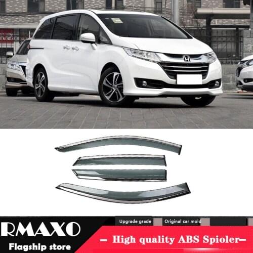 For Honda Odyssey 2016-2019 Plastic Window Visor Vent Shades Sun Rain Deflector Guard For Honda Civic 4PCS/SET