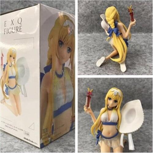 Anime Figures 13CM Sword Art Online SAO Alicization EXQ Code Register Alice Synthesis Thirty PVC Figure Collectible Model Toy