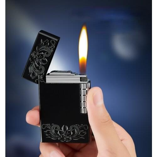 Classic Loud Side Grinding Wheel Open Flame Lighter Smoking Accessories for Weed Good Voice In Open Gadgets for Men Good Gifts