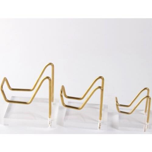 Metal Arm Mineral Display Stand Holder With Acrylic Base For Softball Golf Baseball Crystal Mineral Base Jewelry Stand