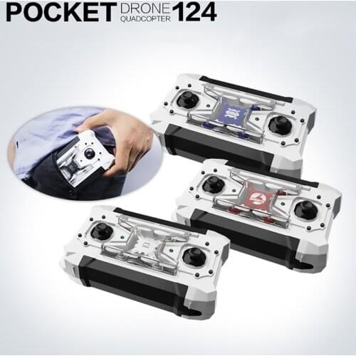 4 Channels Mini Pocket Drone Quadcopter Gyroscope RC Helicopter LED Light 2.4GHZ 3D ABS Plastic Assembling Educational Toy Gift