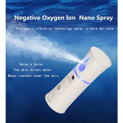 Small Nano Water Replenishing Instrument Mister Mist Facial Steamer Handy Mist Sprayer For Skin Care Makeup Eyelash Extensions
