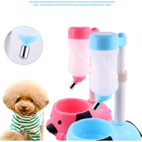 450ml Plastic Bottle Dog Cat Water Fountain Drinking Pet Supplies Water Dispenser Pet Supplies Automatic Feeder for Pets Stuff