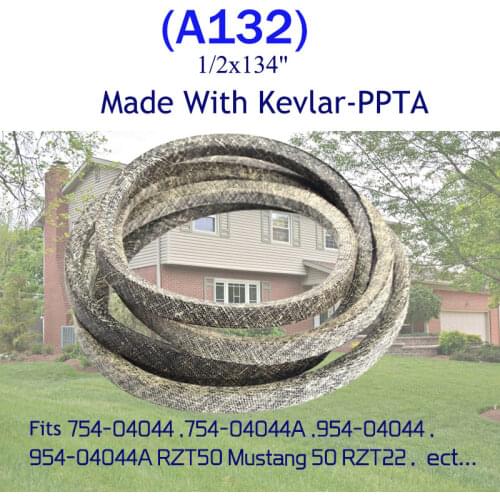 Mower Belt Make With Kevlar Free Shipping Lawn Mower For Husqvarna 532124525 For John Deere GX20006 Repeated Bending 1/2x89