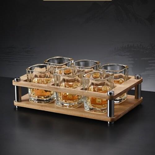 Party Barmaid Barware Tool Sets Kitchen Cocktail High Quality Barware Mojito Wooden Holdder Strumenti Bar Bartender Tools EI50BW