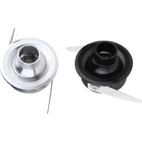 Black/silver recessed downlight 1W 3W, recessed 360° adjustable lighting spotlight, wine cupboard, bar counter, display light