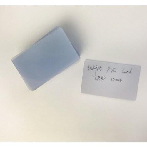 High Quality Plastic Inkjet PVC ID Card Transparent Inkjet Printable Business Card for Epson/Canon Printer 1000pcs/lot