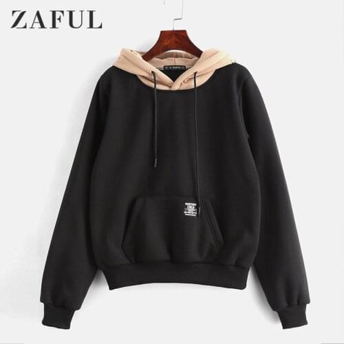 Женские флисовые толстовки ZAFUL China At AliExpress