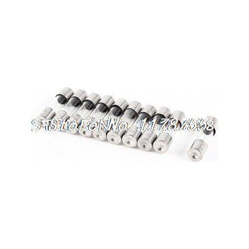 10pcs Quick Fast Blow 5x20mm Glass Tube Fuses 250V 0.25A