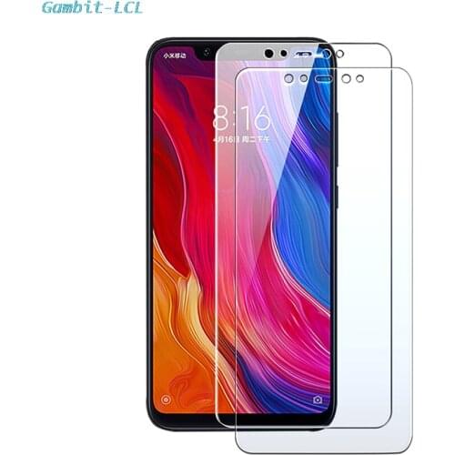 2PCS For Xiaomi Mi 8 8SE Screen Protector 9H Phone On Film Protective For Xiaomi Mi 8 Lite Tempered Glass Protective cover