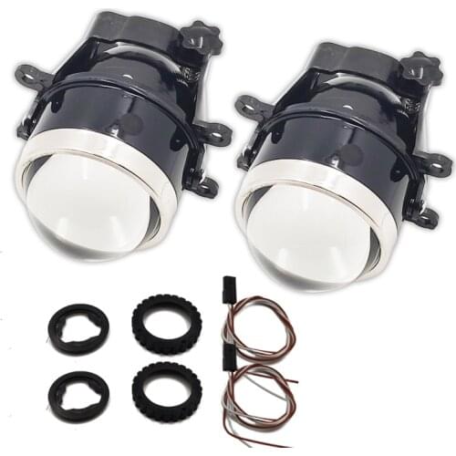 3.0 inch Bixenon Projector Fog Light Lens Driving Lamp HID Bulb D2H Waterproof For Ford Focus 2 3/PEUGEOT/RENAULT/SUBARU