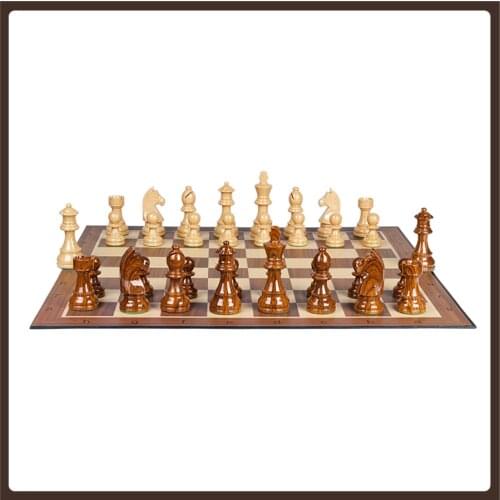 Big Staunton Chess Pieces Wood Weighted Retro Classic Chess Figures Professional Tournament King And Queen Ajedrez Chess Pawns