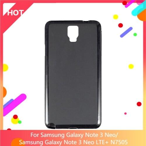 Galaxy Note 3 Neo Case Matte Soft Silicone TPU Back Cover For Samsung Galaxy Note 3 Neo LTE+ N7505 Phone Case Slim shockproof