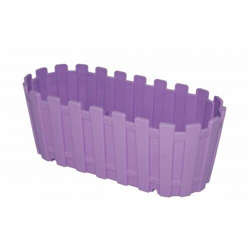SAMPURHCASE Flower Pot Balcony 30cm Purple 27647S