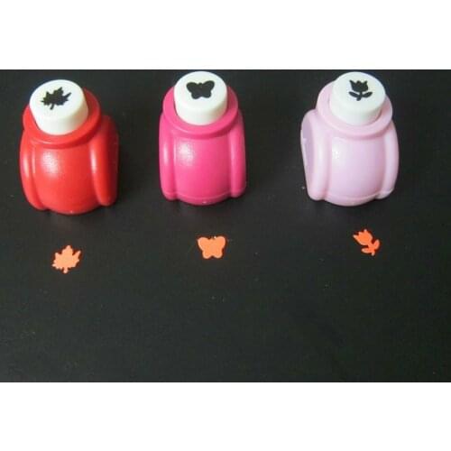 Kid Flower Hole Punch DIY Handmade Paper Cutter Card Craft Printing Puncher Butterfly Shape Embossing Scrapbooking Machine