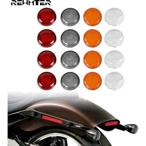 Motorcycle Turn Signals Light Indicator Lamp Lens Cover 2PCS/4PCS For Harley Touring Softail Dyna Sportster XL 883 1200 FLHX