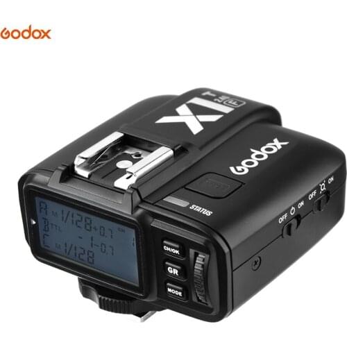 Godox X1T-F 2.4G Wireless TTL Flash Trigger 1/8000s HSS 32 Channels LCD Flash Trigger Transmitter for Fuji X-Pro2 Series Cameras