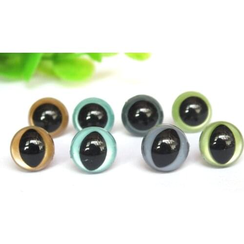 80pairs/lot 12mm cat eyes and round eyes-mixed color doll eyes for Amigurumi Toys