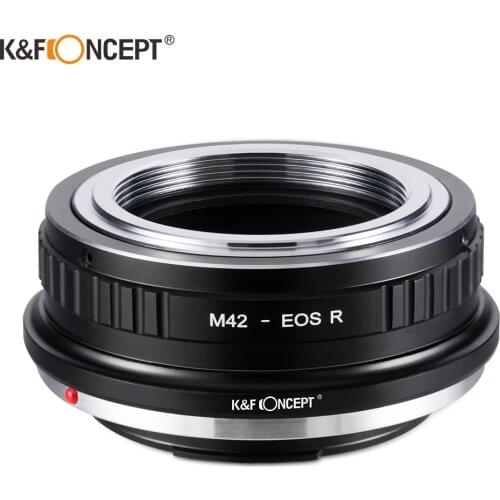 K&F Concept M42 Lens to EOS R camera Adapter for Pentax PK Lens to Canon EOS R Camera Body