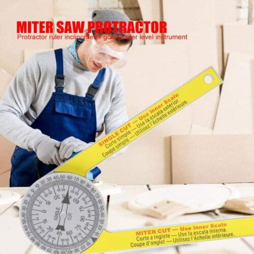 Calibration Miter Saw Protractor Finder Angle Finder Miter Gauge Goniometer Angle Finder Arm Measuring Ruler Dropshipping