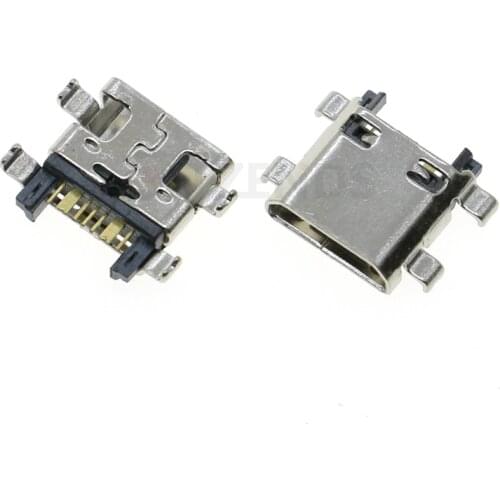 10pcs New Micro USB 7pin Connector Mobile Charging port tail plug For Samsung I8262 J5 Prime On5 G5700 J7 Prime G6100 G530 G532