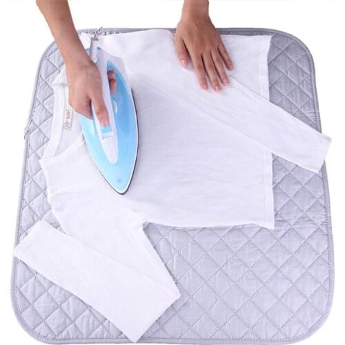 Ironing Mat Laundry Mat Washing Dryer Cover Heat-Resistant Mat Portable Folding Household Ironing Mat Instead Of Ironing Board