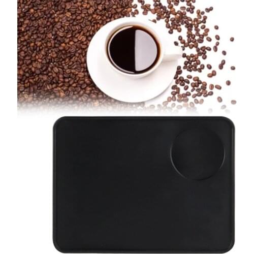 Food Grade Silicone Coffee Tamper Mat Anti-slip Espresso Latte Coffee Powder Tamping Rest Holder Pad