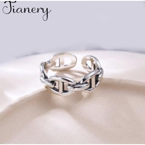 Personality Gothic Boho Hollow Chains Rings For Women Lady Charm Engagement Jewelry Girls Open Finger Knuckle Rings 2021