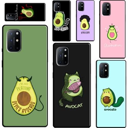 Cute Avocado For Realme C3 C11 C15 C21 GT Neo Q3 6 7 8 Pro Phone Case For OnePlus 8 7 9 Pro Nord 7T 8T