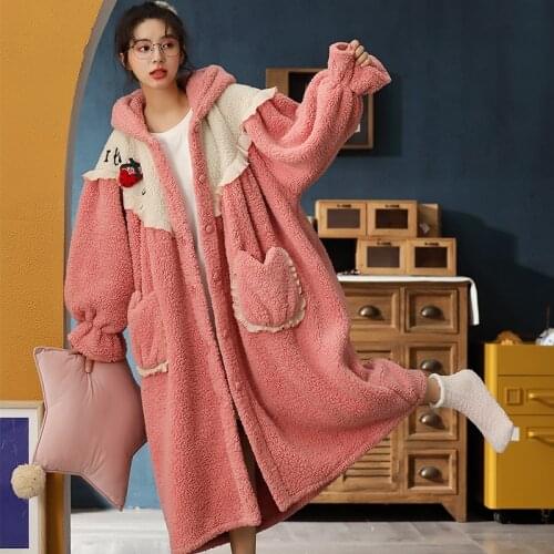 MINIKHOO Women's Plush Robes