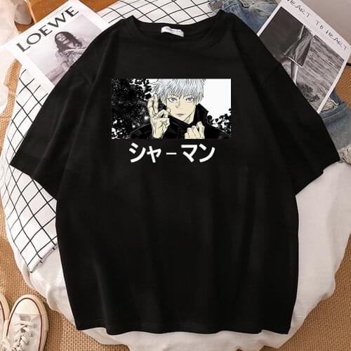 Satoru Gojo Unlimited Void Printed Mens Tshirts Street Style Quality Mens Short Sleeve Comfortable T-Shirt Sport Slim T-Shirts