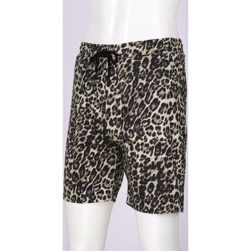 Plus Size Men Fashion Quick-Drying Swimming Trunks Summer Holiday Beach Zebra-Stripe/Leopard Print Drawstring Shorts Pockets New