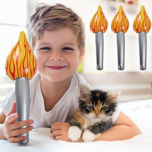 Inflatable Torch Toys Are Suitable For Childrens Stage Games Performance Props Outdoor Kid Gift Party Supplies Brinquedos