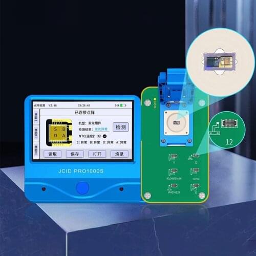 New JC FACE id tester JCID Face Lattice Detection Module for iphone X XR XS MAX 11 11PRO PROMAX iPAD A12 Front camera face cable