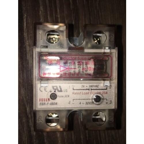 Original FOTEK Insurance solid state relay / thyristor modules SSR-F-40DA 24-380VAC 4-32VDC